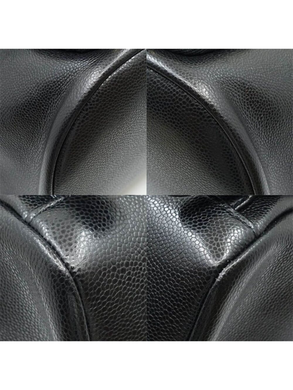 Chanel CC Logo Backpack Grained Calfskin BK - Picture 6 of 10